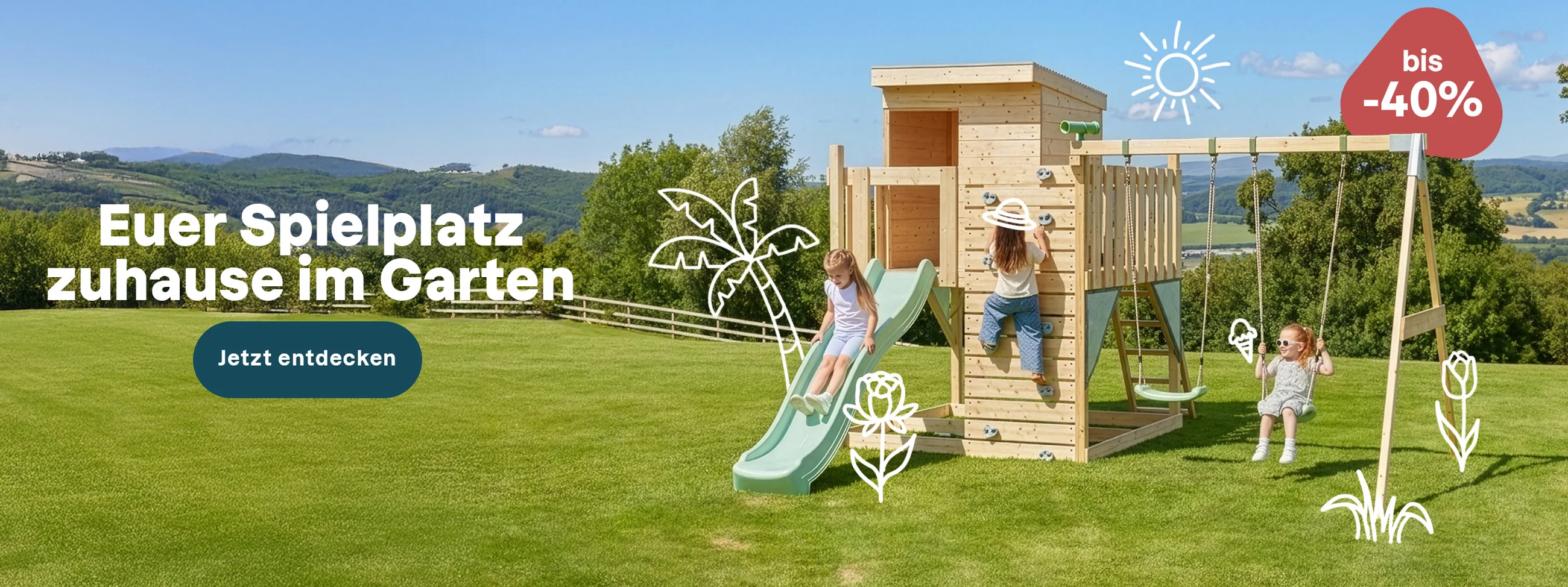 Grenzenloser Spielspaß unter freiem Himmel
